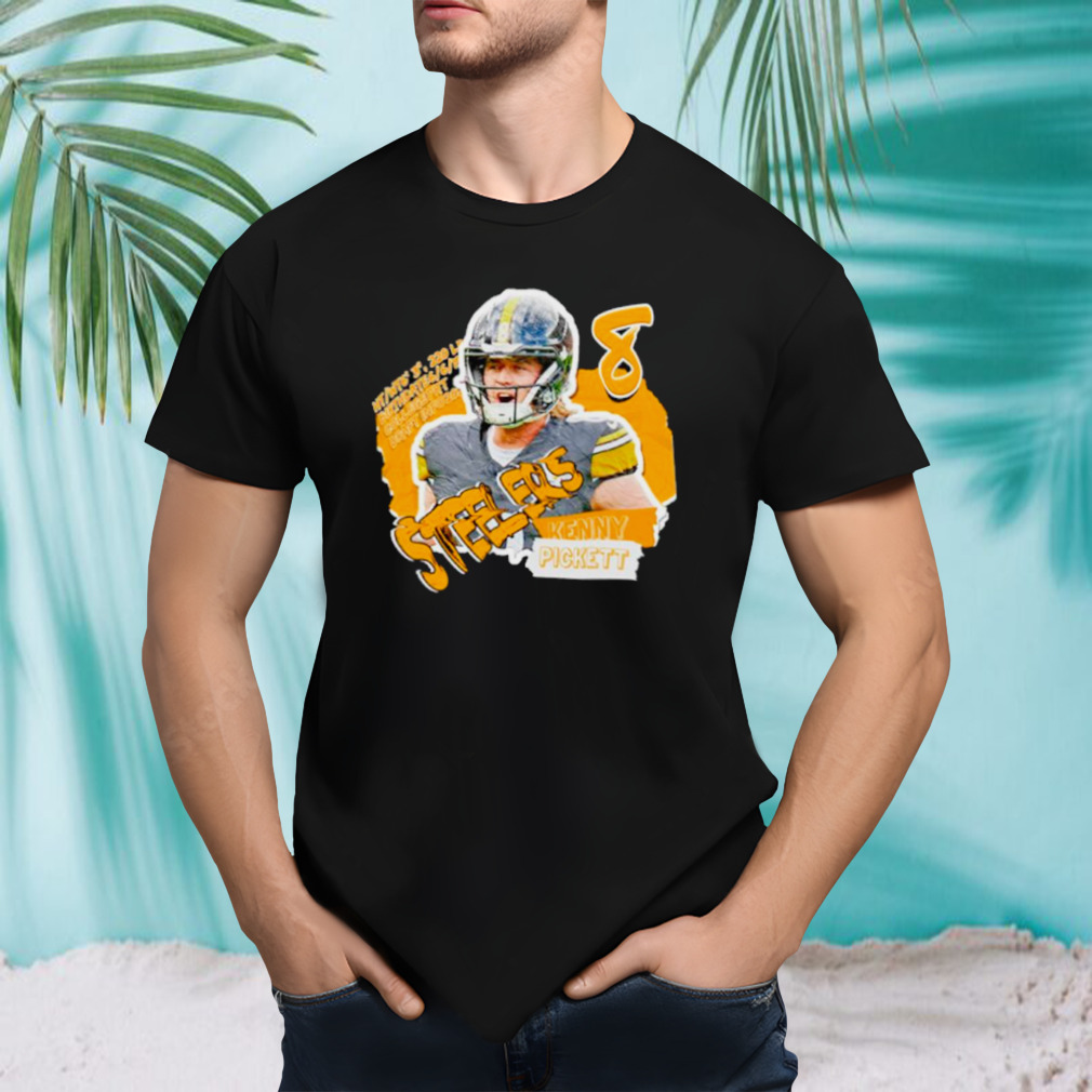 Kenny Pickett Football Paper Poster Steelers shirt