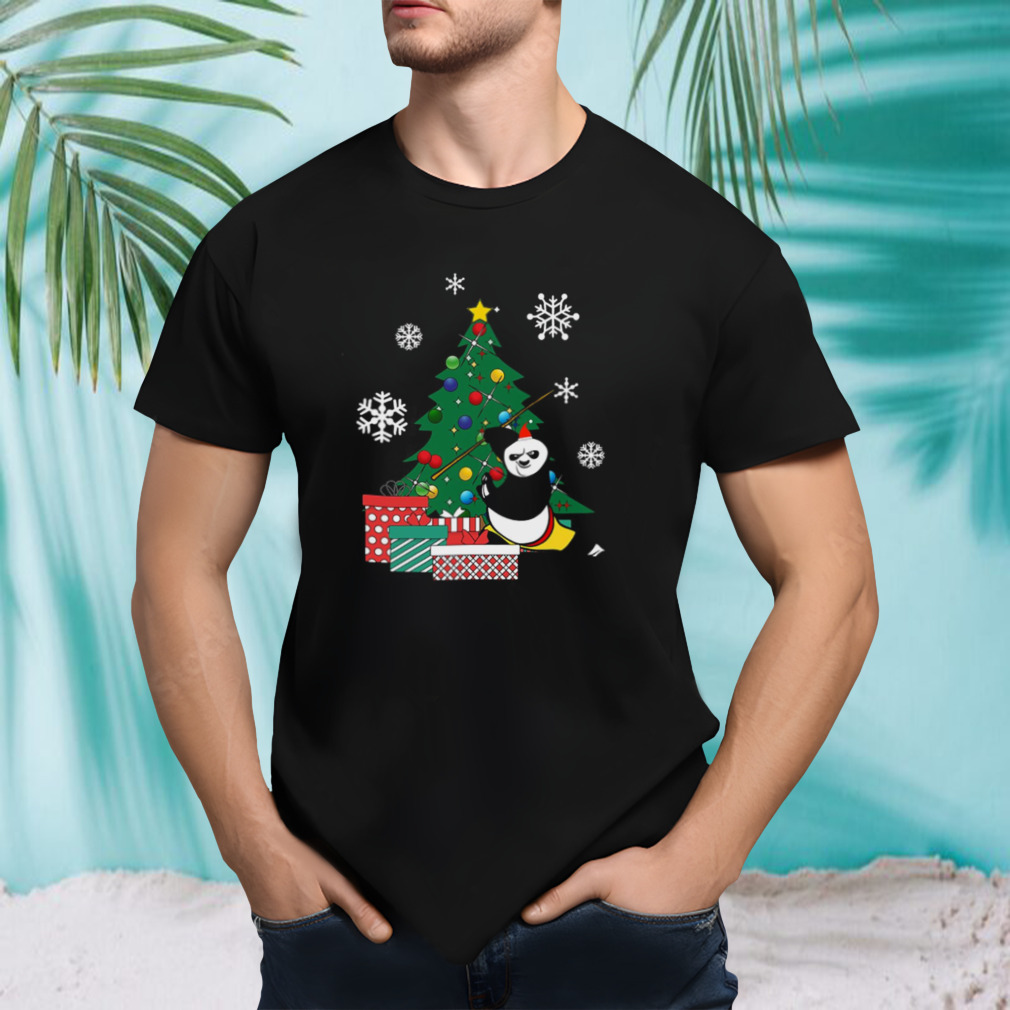 Kung Fu Panda Around The Christmas Tree shirt