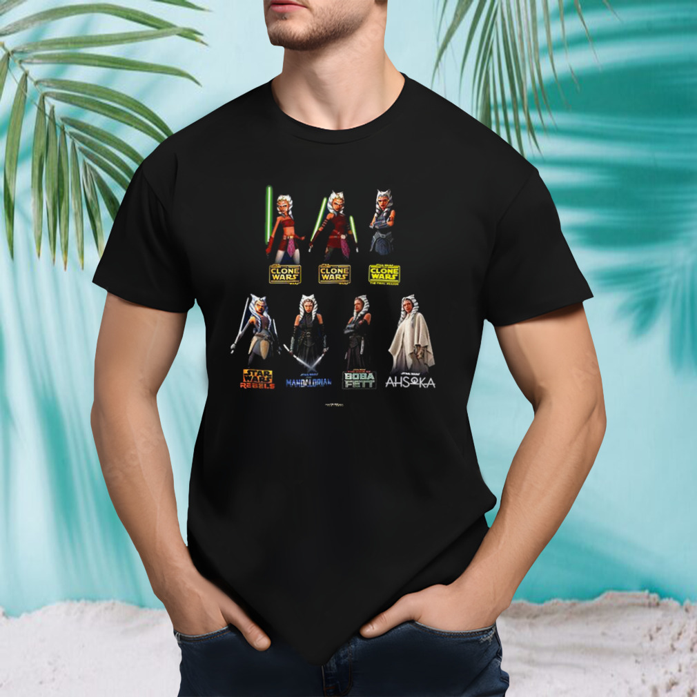 The Evolution Of Ahsoka Tano Star Wars Fan Gifts T-Shirt