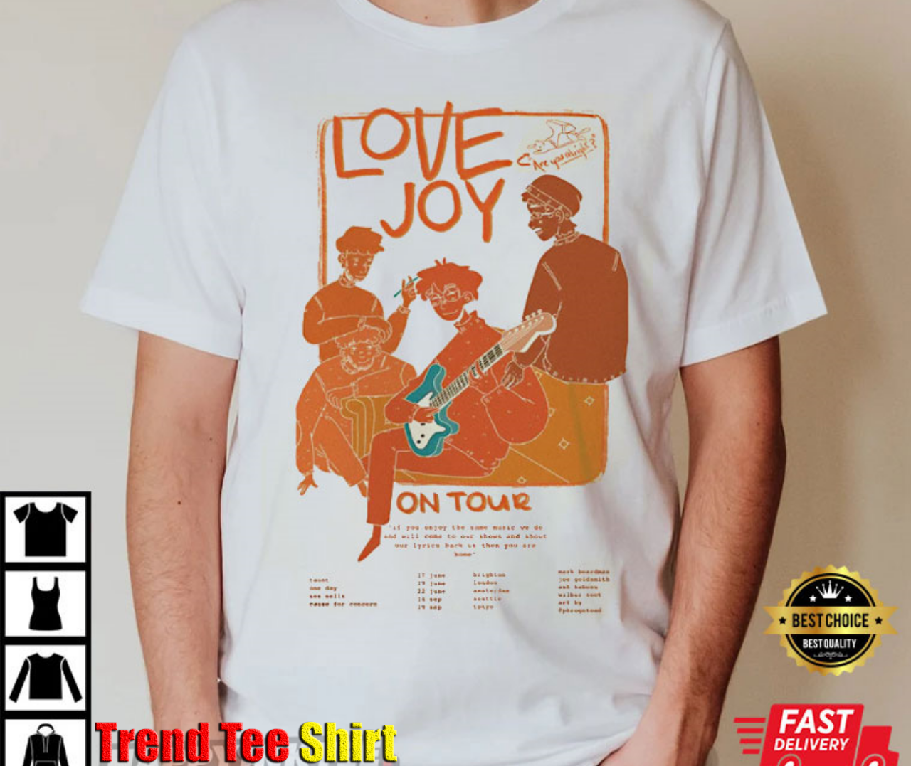 Lovejoy North Hern Autumn Tour Gift For Fans T-shirt