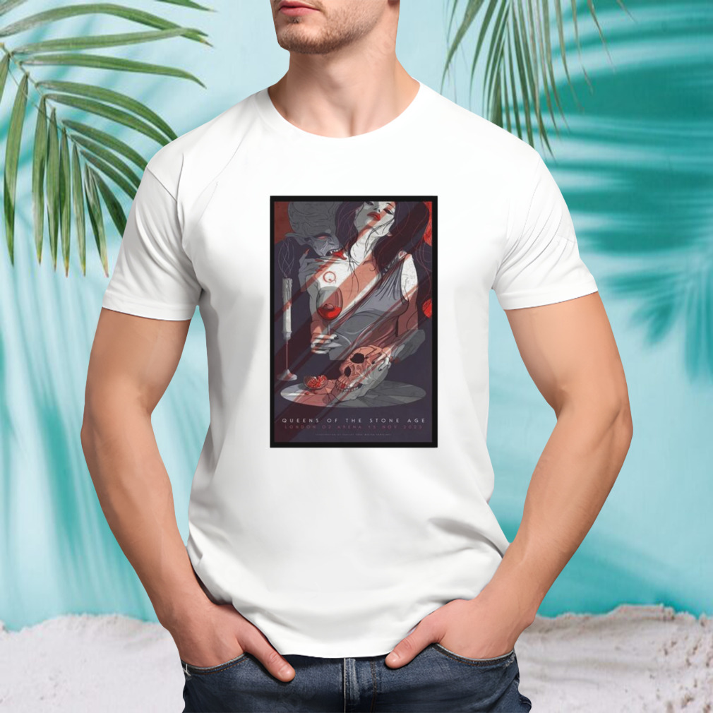 Queens of the Stone Age Nov 15 2023 The O2 London Poster Shirt