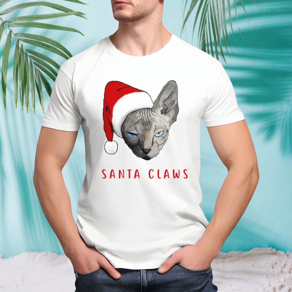 Santa Cat Christmas shirt