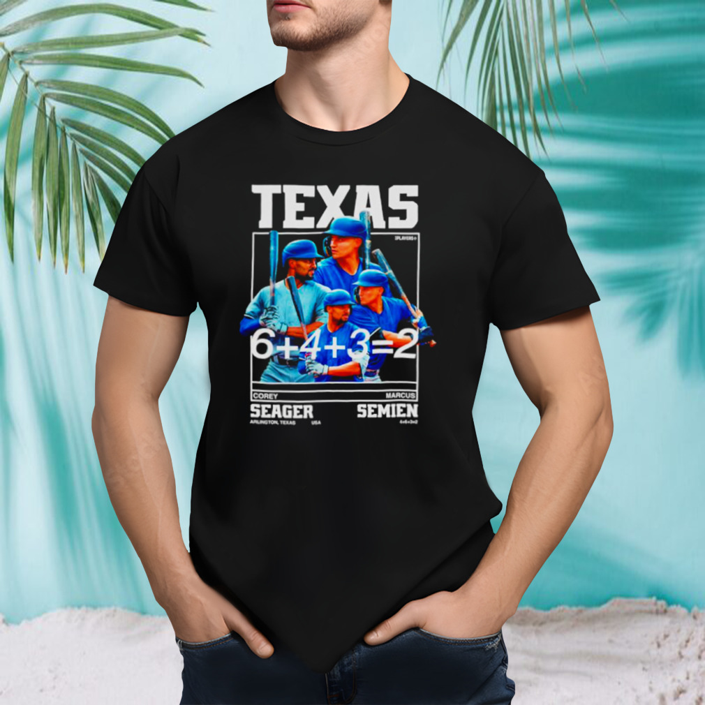 Texas baseball Corey Seager and Marcus Semien shirt