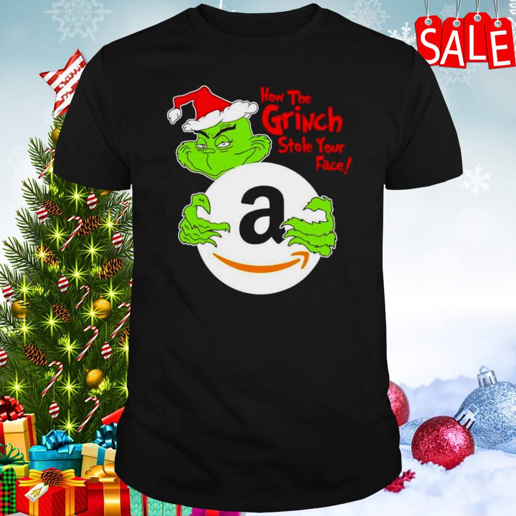 Amazon how the Grinch stole your face christmas shirt