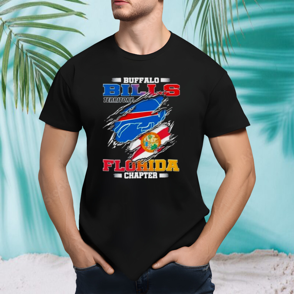 Blood Inside Buffalo Bills Territory Florida Chapter T-Shirt