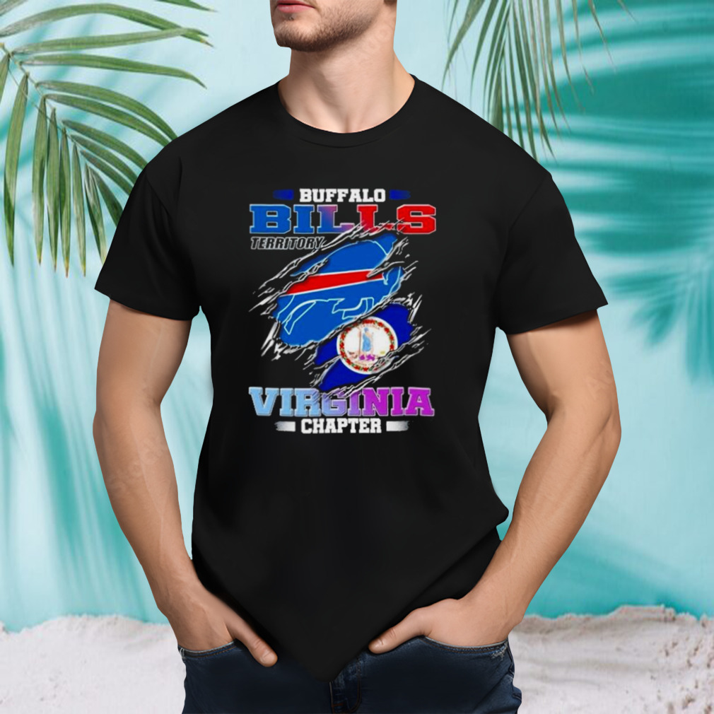 Blood Inside Buffalo Bills Territory Virginia Chapter T-Shirt