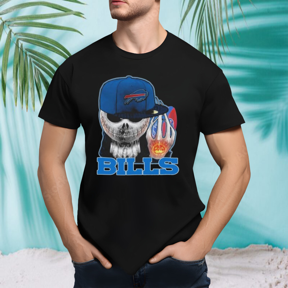 Jack Skull Jack Skellington Buffalo Bills 2023 T-Shirt