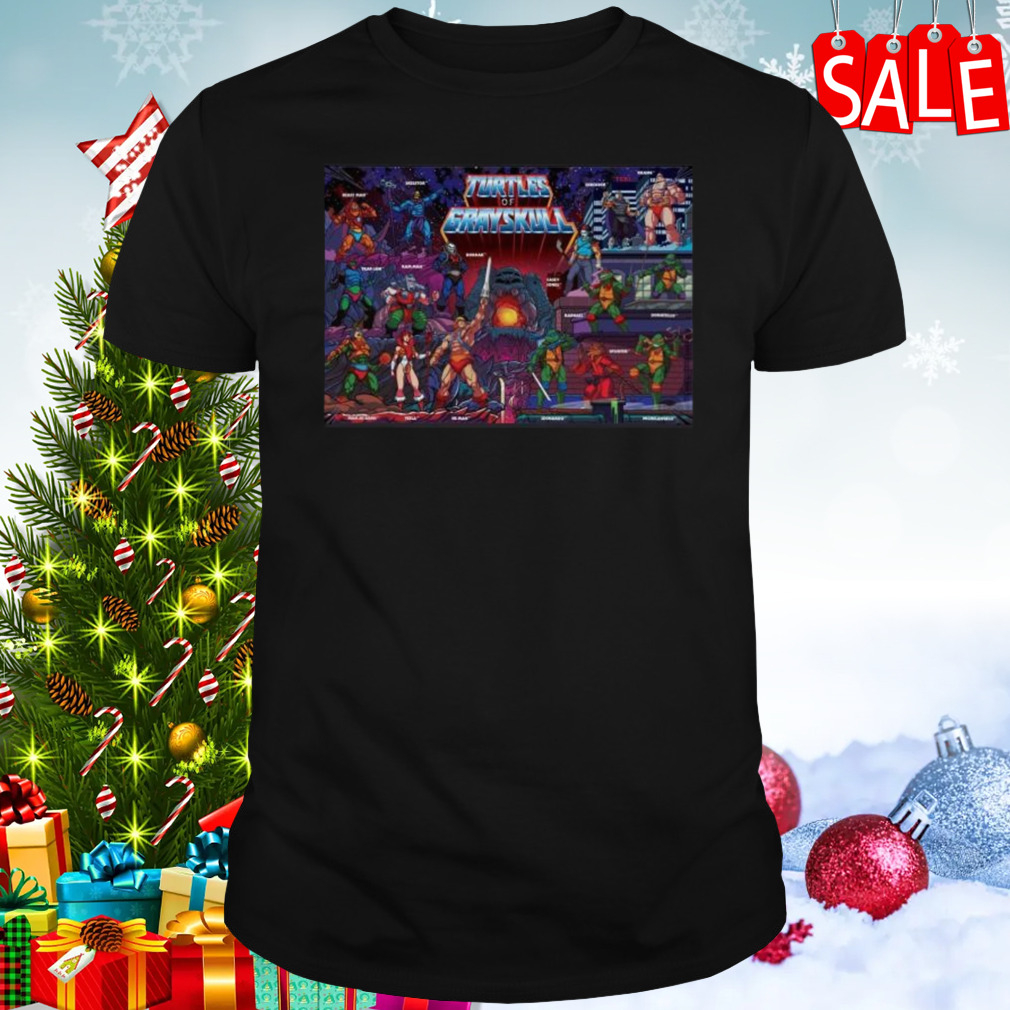 Turtles Of Grayskull TMNT And Masters Of The Universe Collaborations T-Shirt