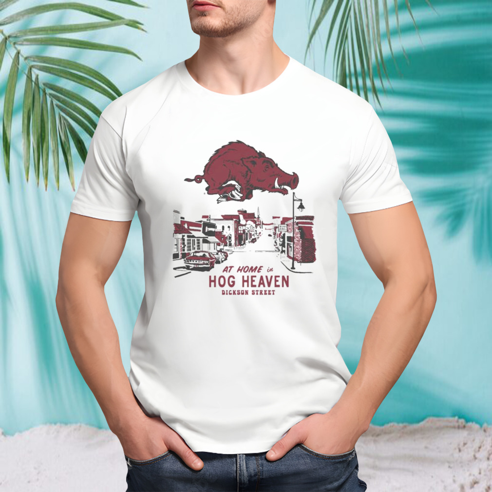 University of Arkansas Vault Hog Heaven On Dickson Street T-Shirt
