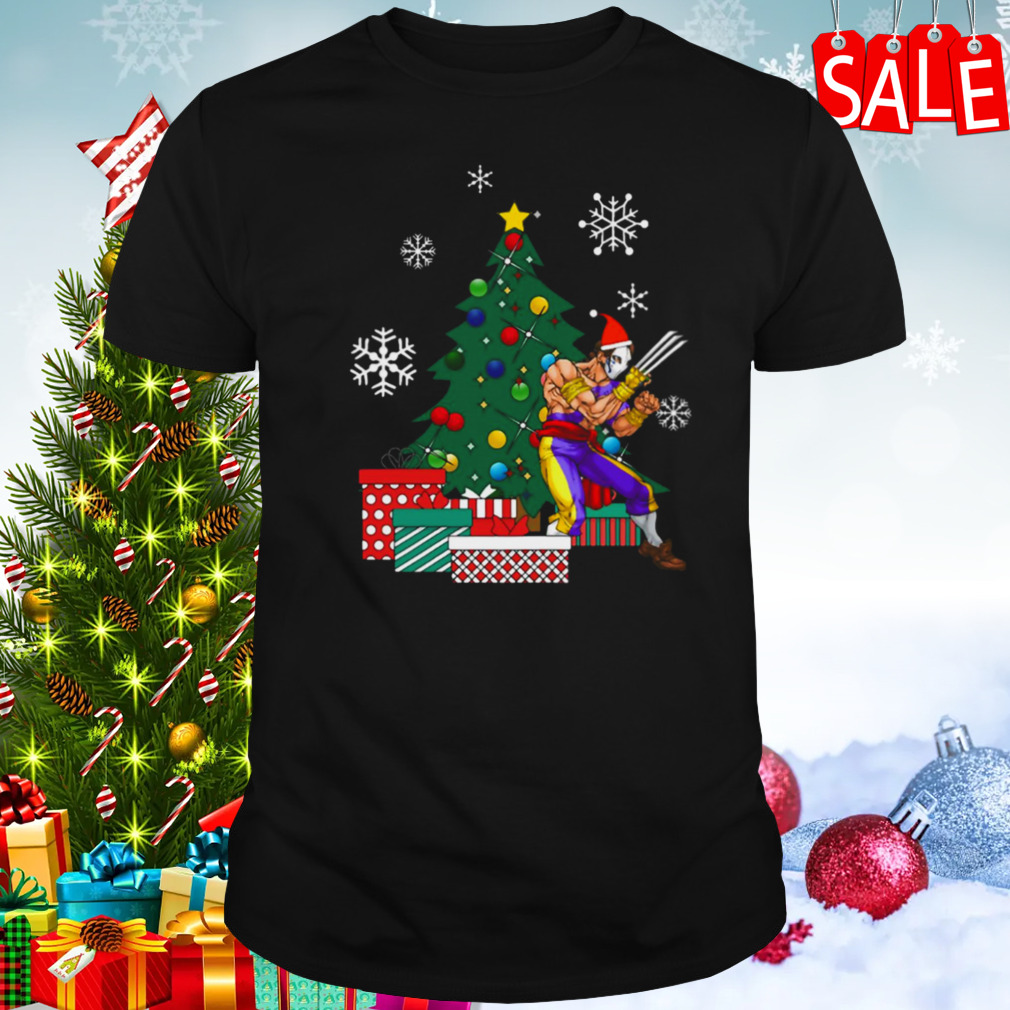Vega Around The Christmas Tree Street Fighter shirt