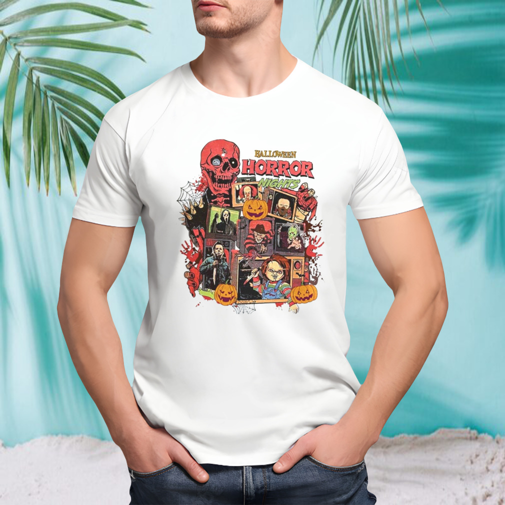 Vintage 90s Halloween horror nights shirt