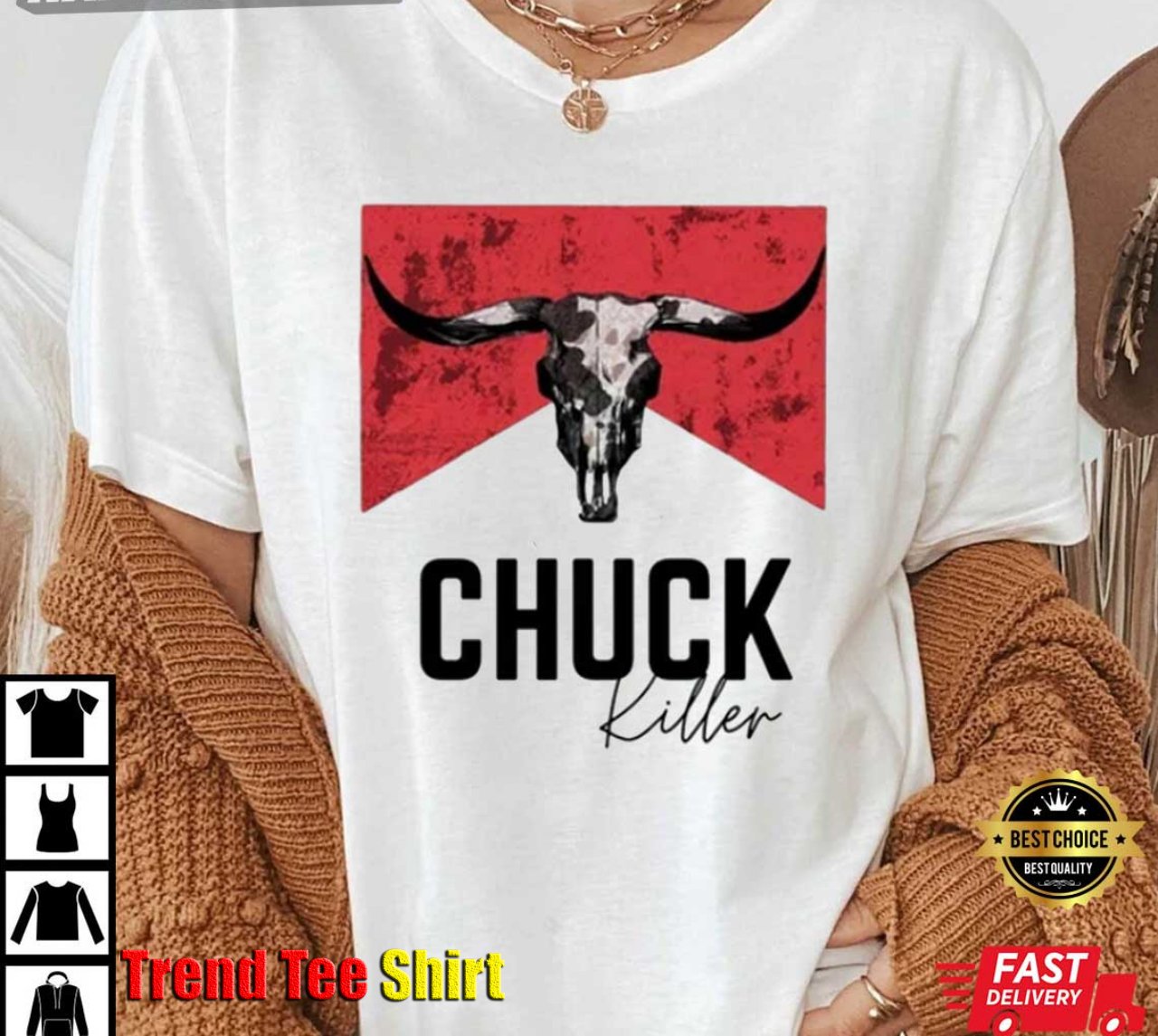 BEEF Lovers, Chuck Killer, Gifts Family Love Merry Happy Christmas Santa Best T-Shirt