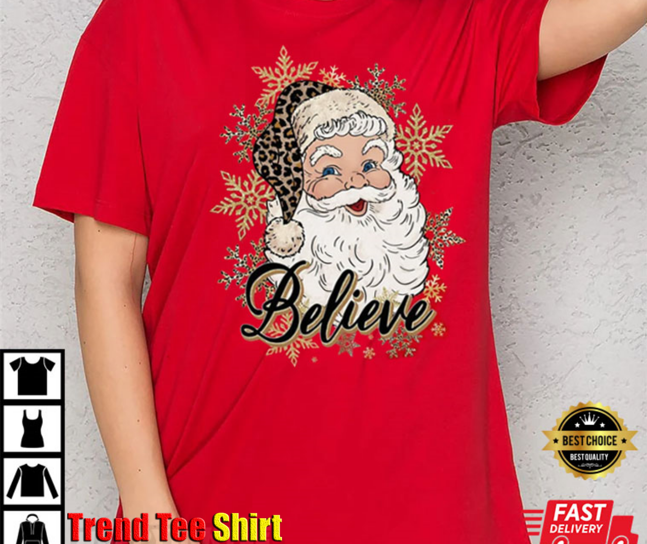 Believe Christmas Party Family T-Shirt