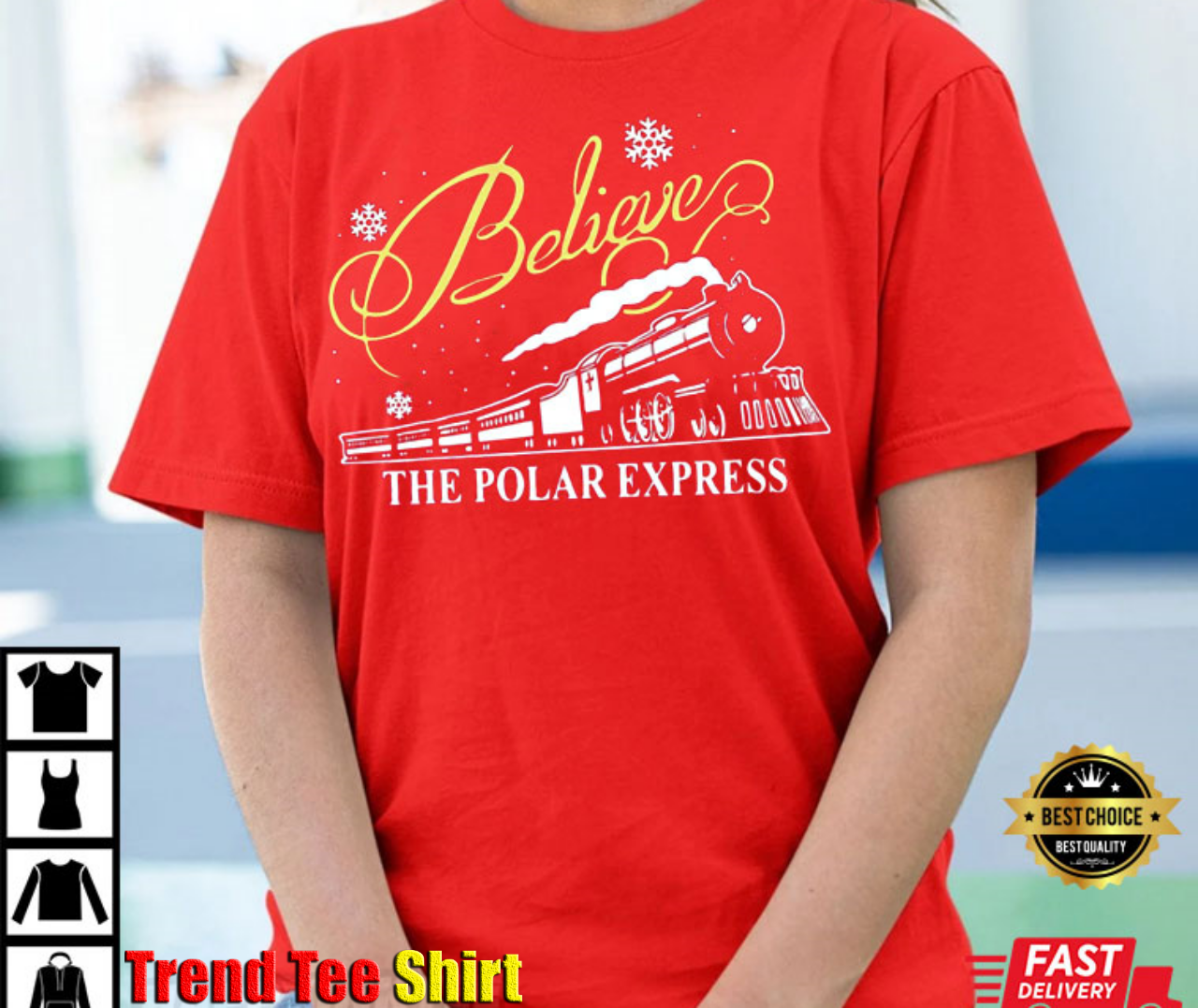 Christmas Believe Polar Express T-Shirt