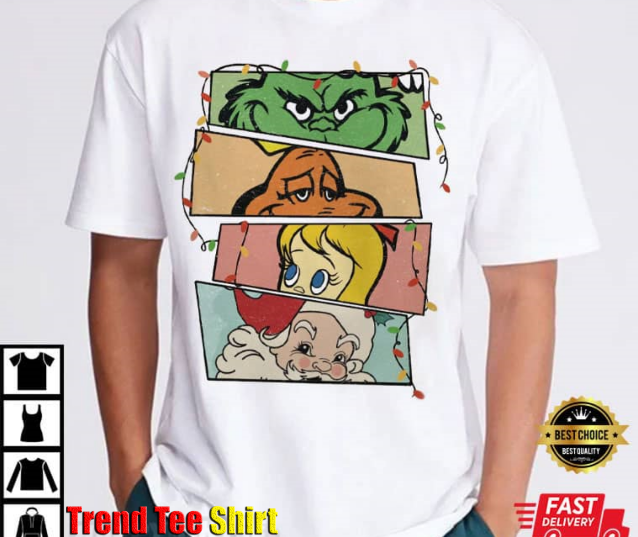 Christmas Characters Merry Grinchmas T-Shirt