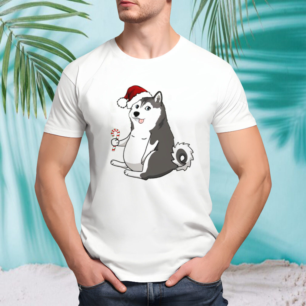 Husky Doge Meme Christmas shirt