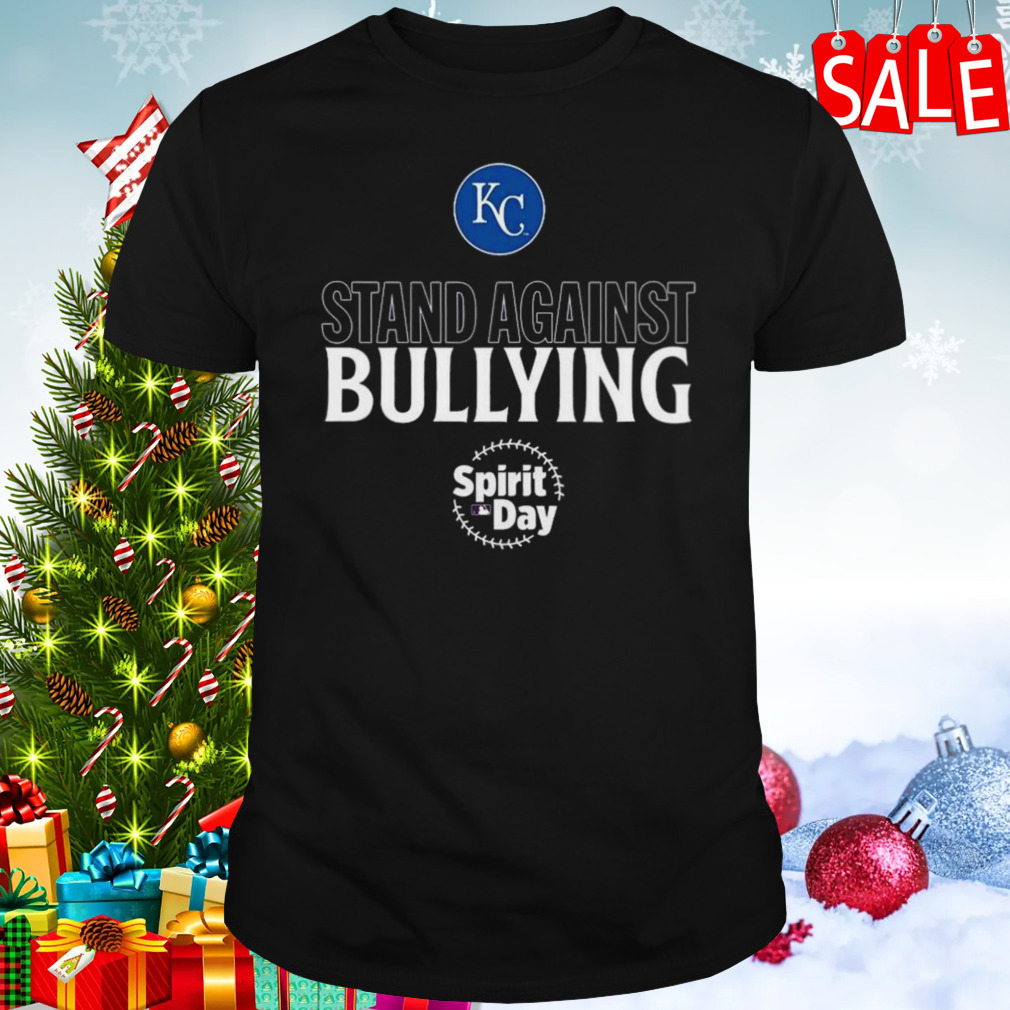 Kansas City Royals Stand Against Bullying Spirit Day t-shirt