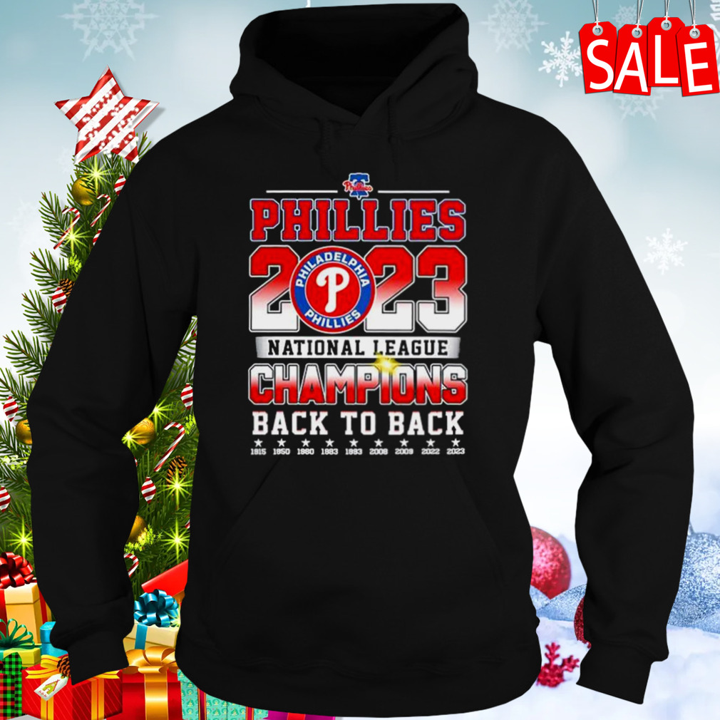 Philadelphia Phillies 2023 National League Champions Back To Back Shirt -  Bring Your Ideas, Thoughts And Imaginations Into Reality Today