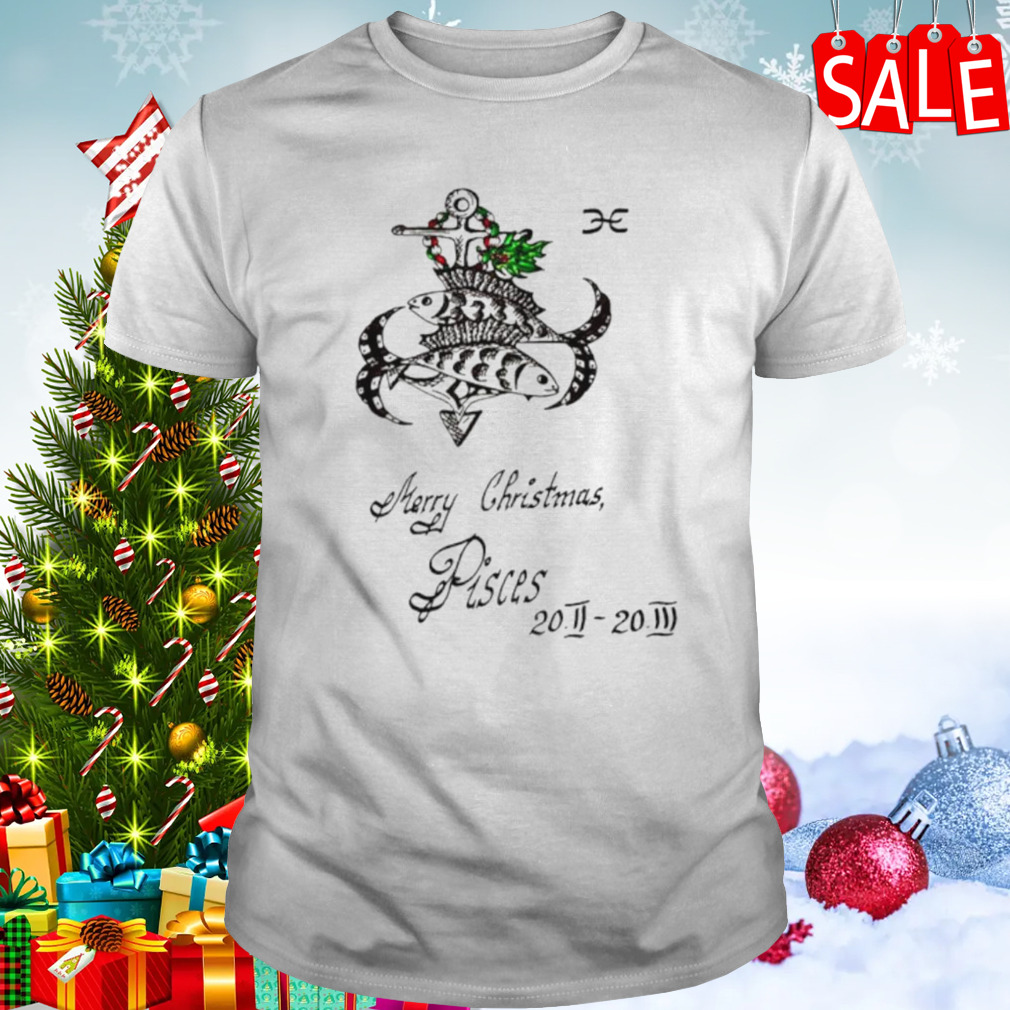 Merry Christmas Pisces shirt