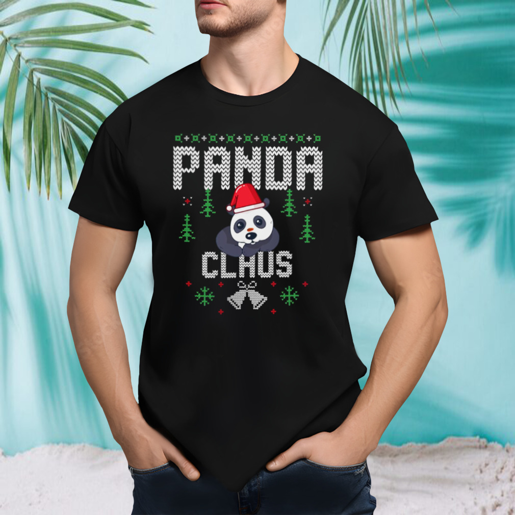 Panda Claus Christmas Merry shirt