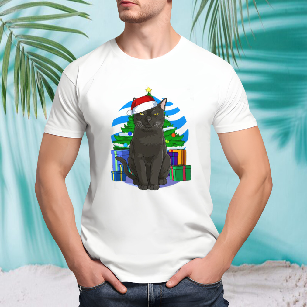 Bombay Cat Santa Christmas Tree shirt