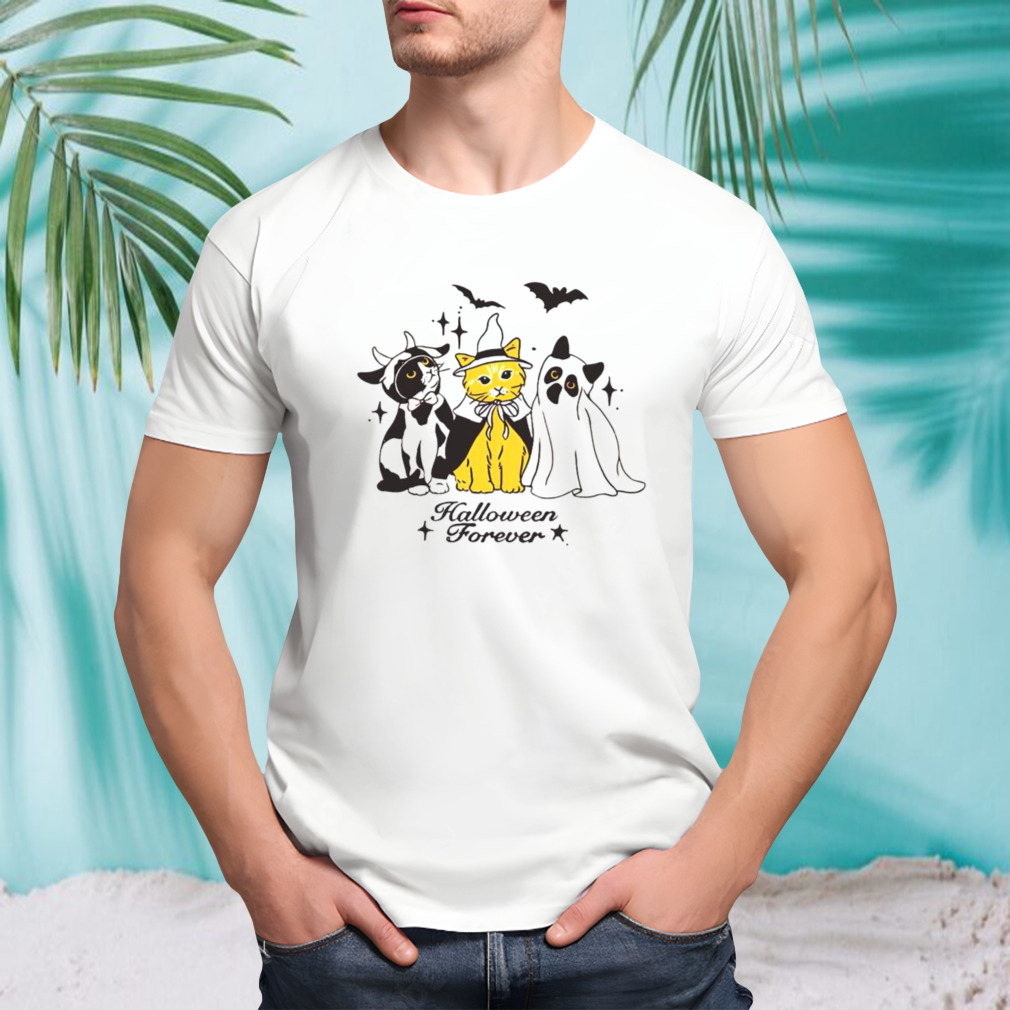 Cats Halloween forever shirt