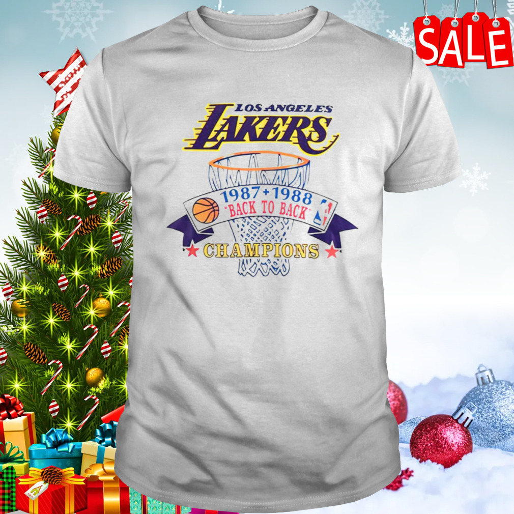 Vintage Los Angeles Lakers Back To Back Champions T-Shirt – Teepital –  Everyday New Aesthetic Designs