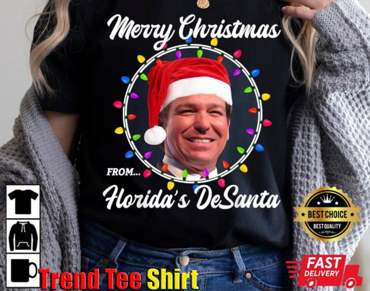 Florida Governor DeSantis Supporter Christmas Pajama T-Shirt