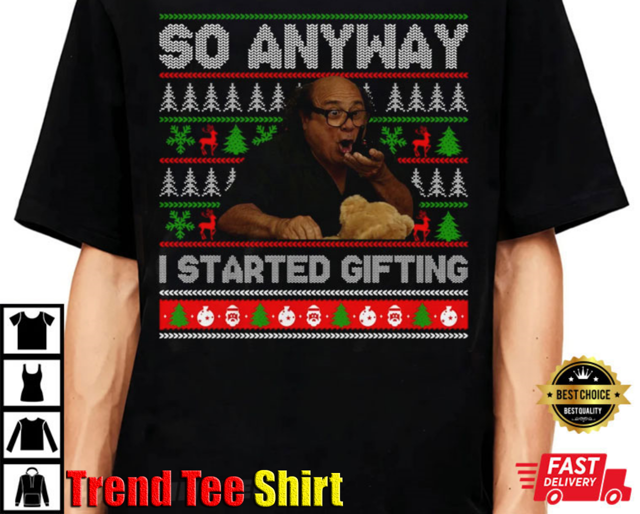 Frank Reynolds So Anyway I Started Gifting Christmas Best T-Shirt