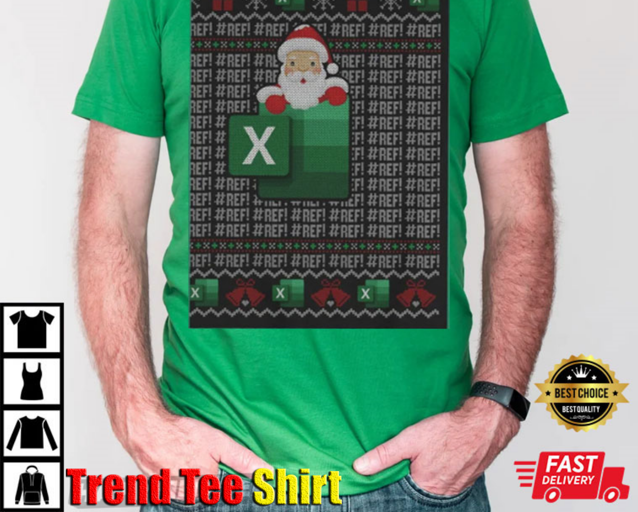 Freak In The Sheets EXCEL Ugly Christmas Best T-Shirt