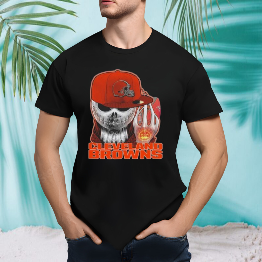 Jackskull Cleveland Browns Football Shirt