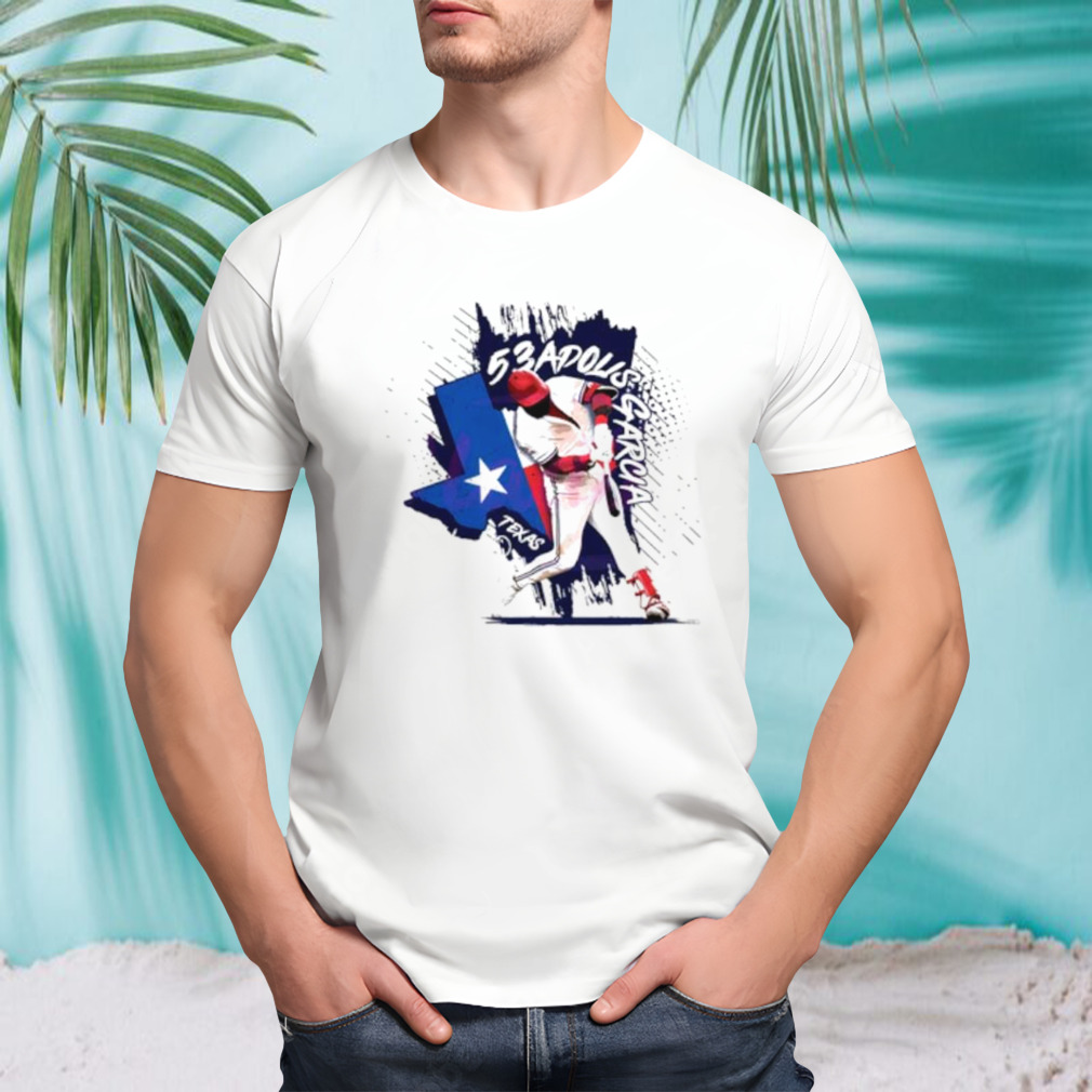 Adolis Garcia 53 Texas Rangers pride shirt