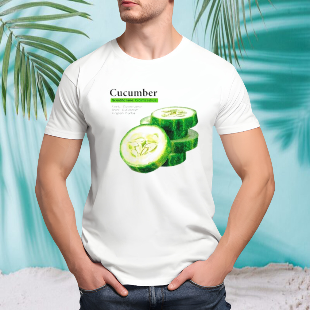 Cucumber funny graphic vegetable food shirt