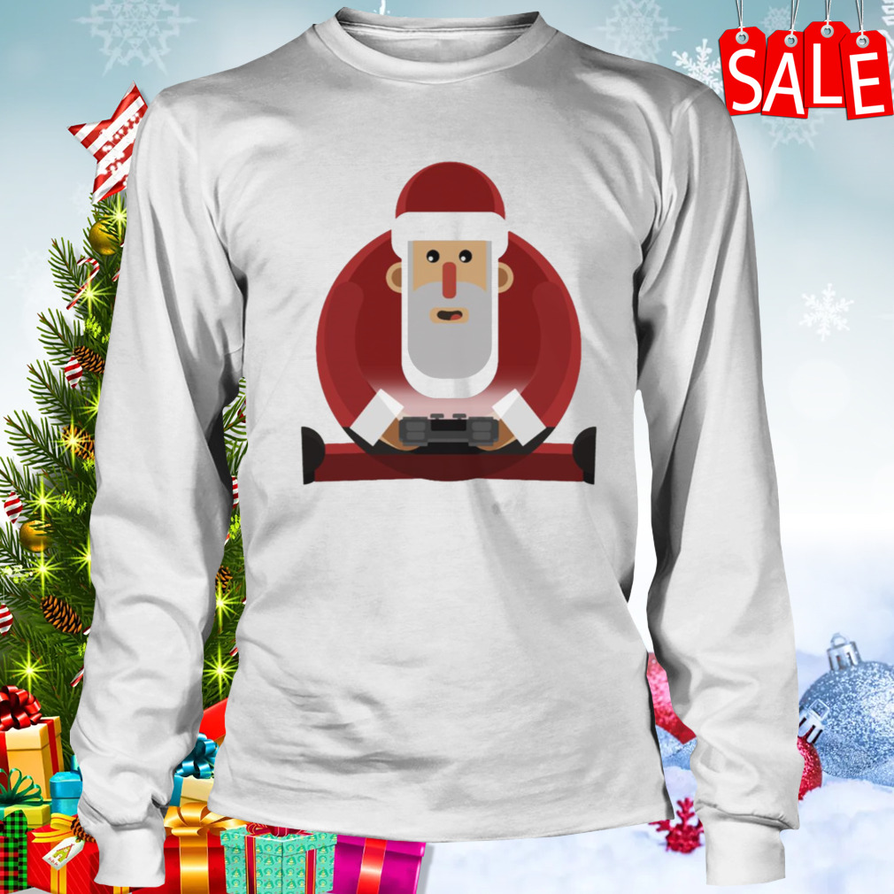 Gamer Funny Christmas Santa Gaming Video Game Novelty shirt 3 Longsleeve shirt