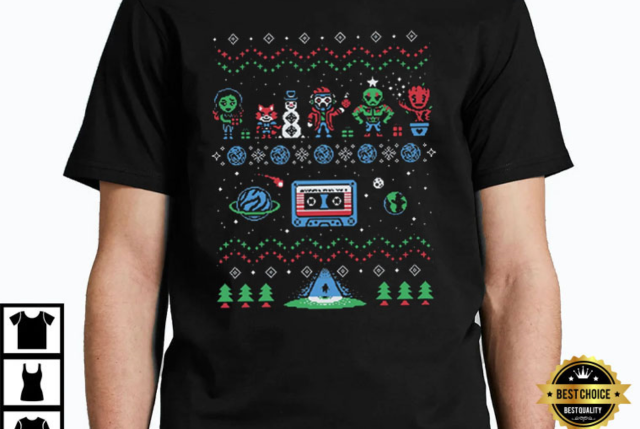 Guardians Of The Galaxy Christmas Jumper Superhero T-Shirt