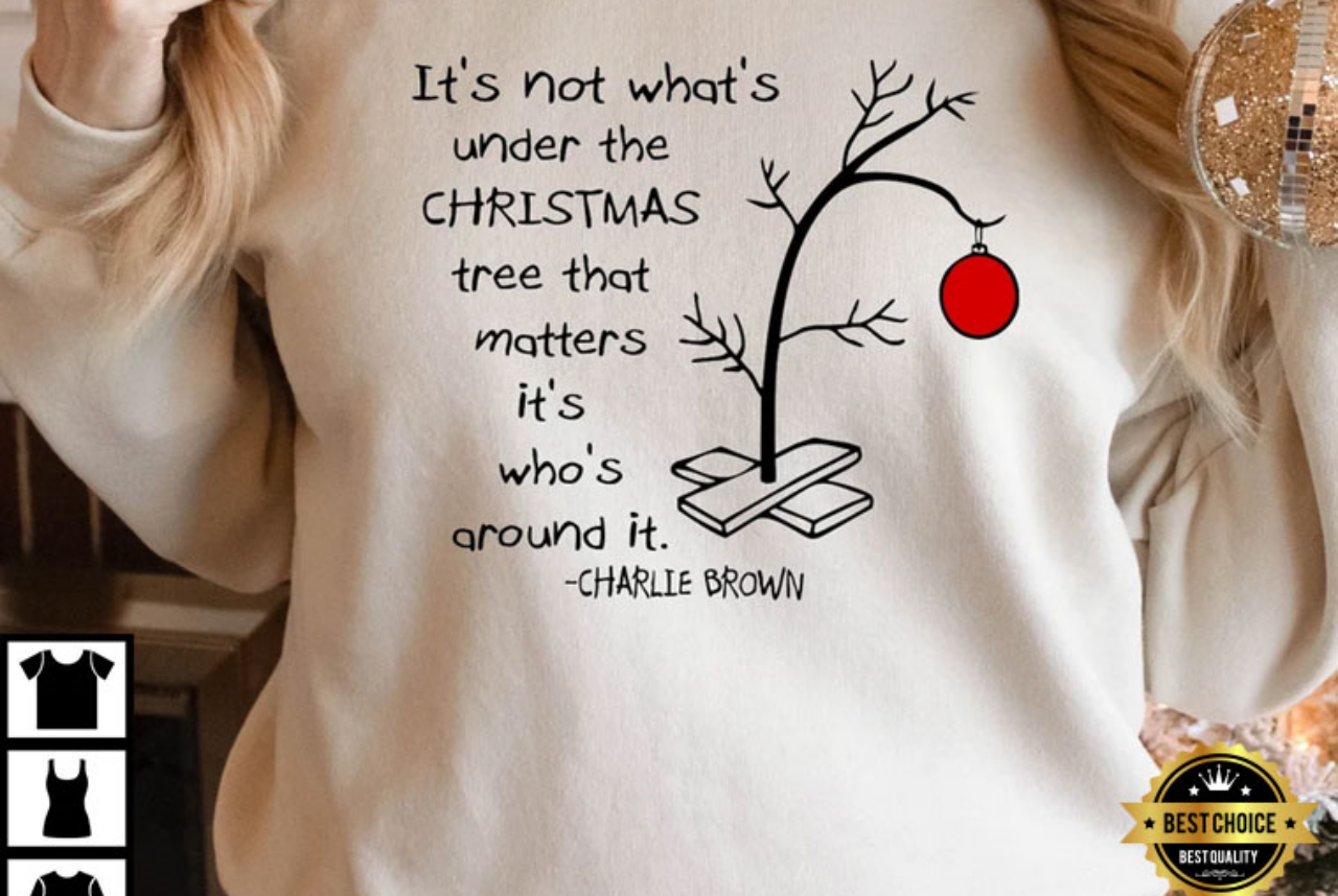 It's Not What's Under The Tree Charlie Brown Christmas T-Shirt