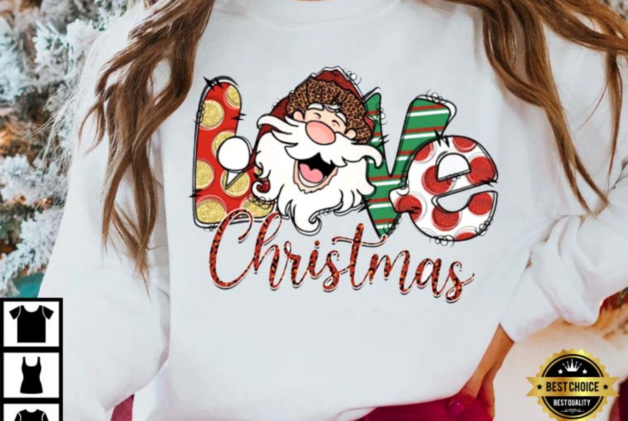 Love Christmas Santa Claus T-Shirt