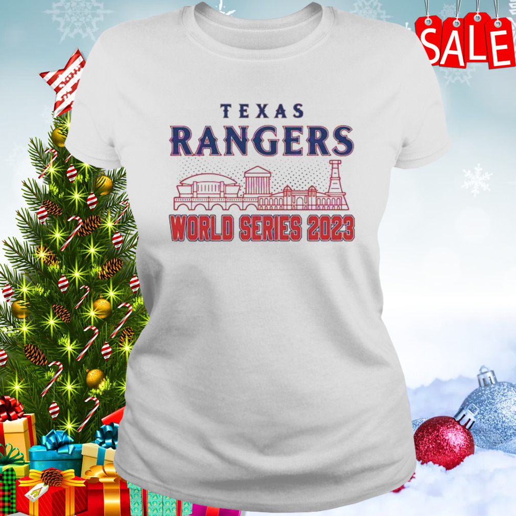 MLB Texas Rangers World Series 2023 Skyline T-Shirt 2 Women's shirt