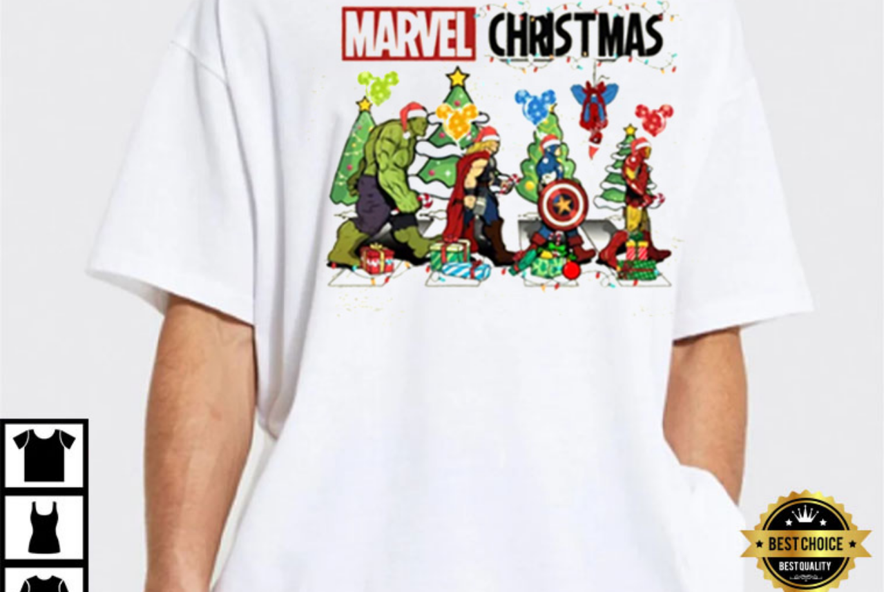 Marvel Christmas Avengers Christmas T-Shirt