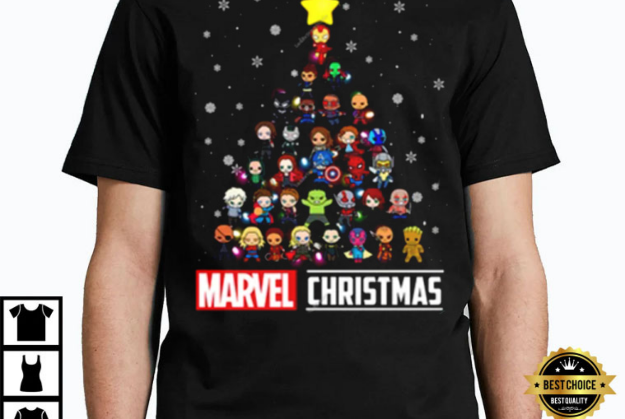 Marvel Christmas Avengers T-Shirt