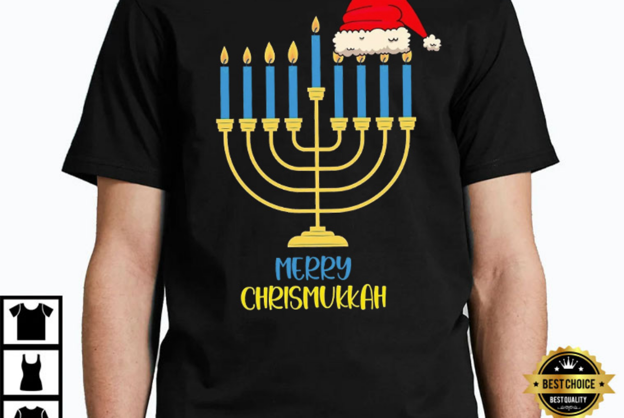 Merry Chrismukkah Christmas Hanukkah T-Shirt