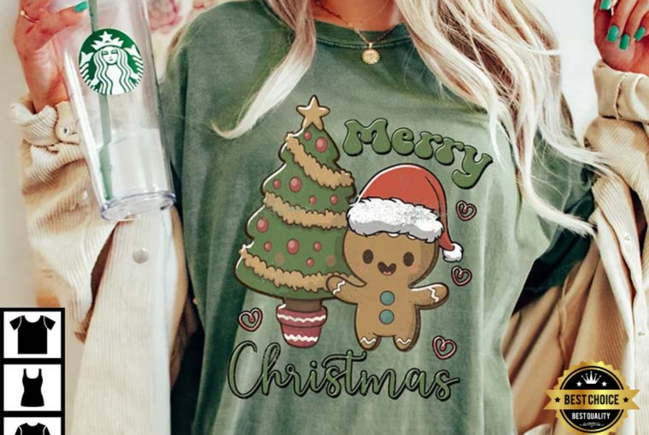 Merry Christmas Comfort Colors T-Shirt