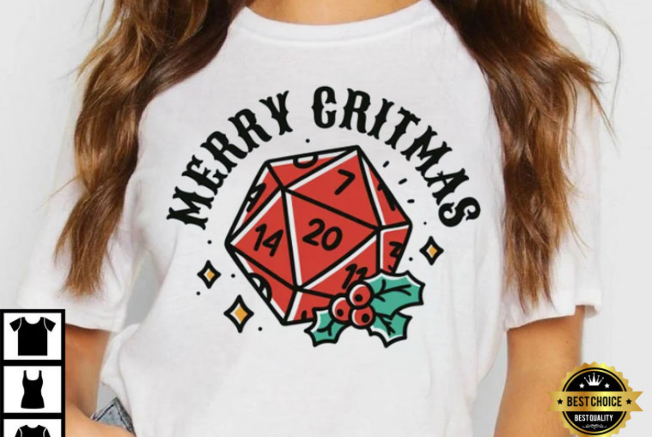 Merry Christmas Dungeons & Dragons T-Shirt