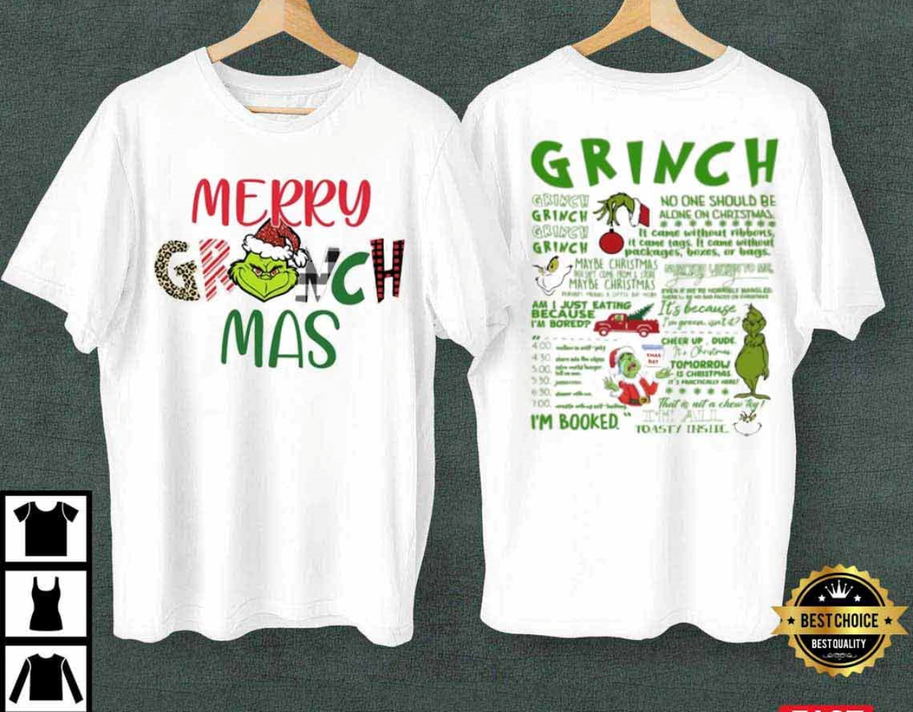 Merry Grinchmas Grinch Christmas Gift T-Shirt