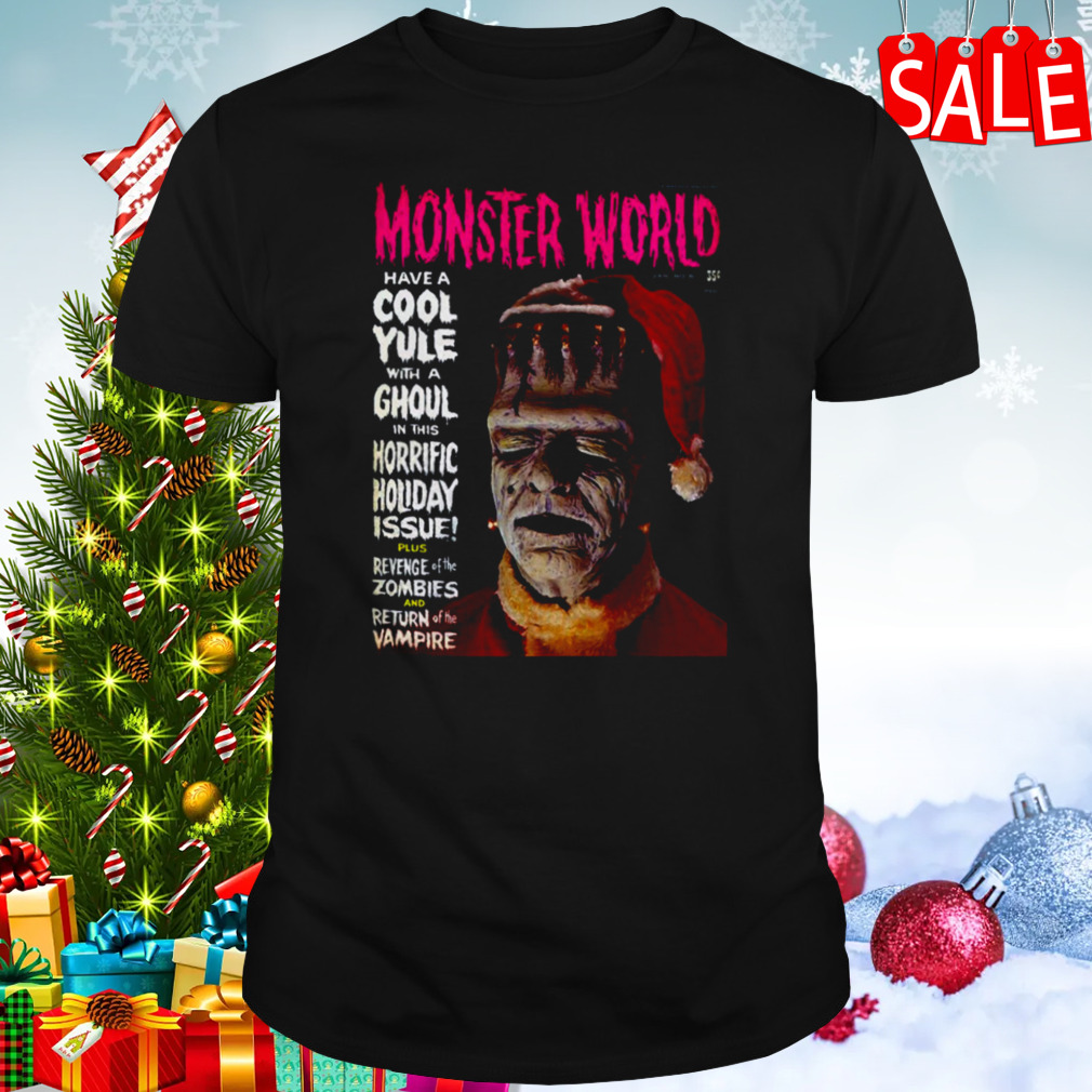 Another Great Monster World Magazine Christmas Cover shirt