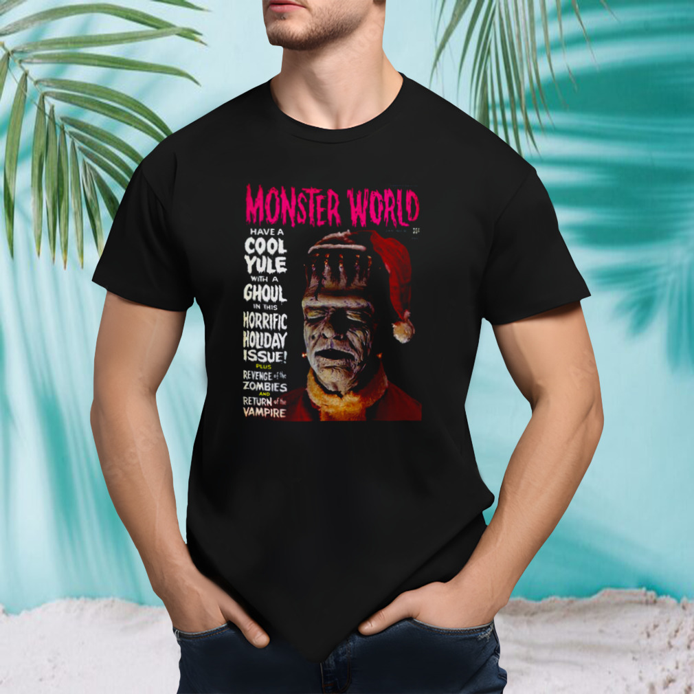 Another Great Monster World Magazine Christmas Cover shirt
