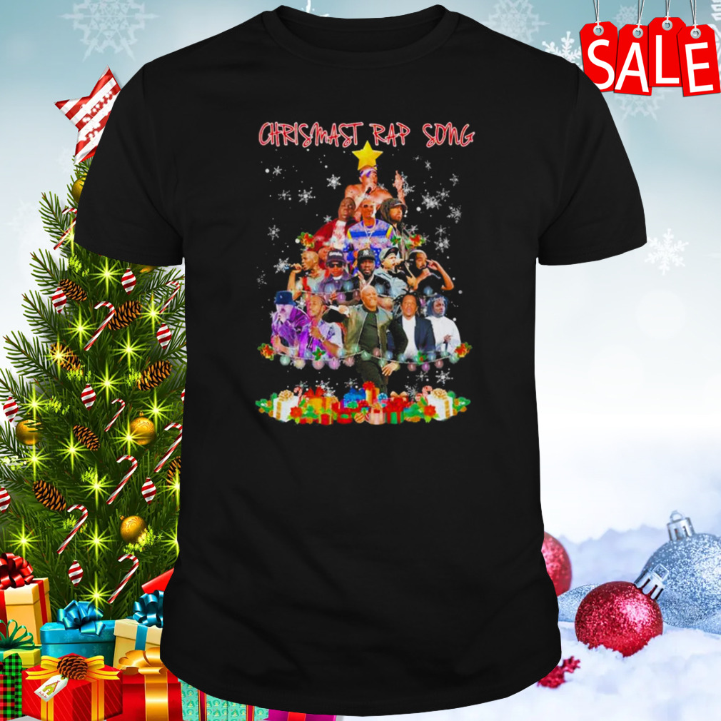 Christmas Rap Songs Tree T-Shirt