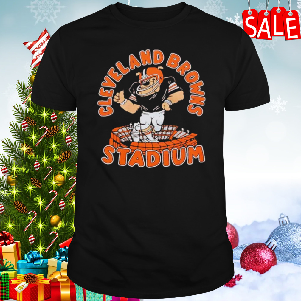 Cleveland Browns Stadium retro NFL shirt