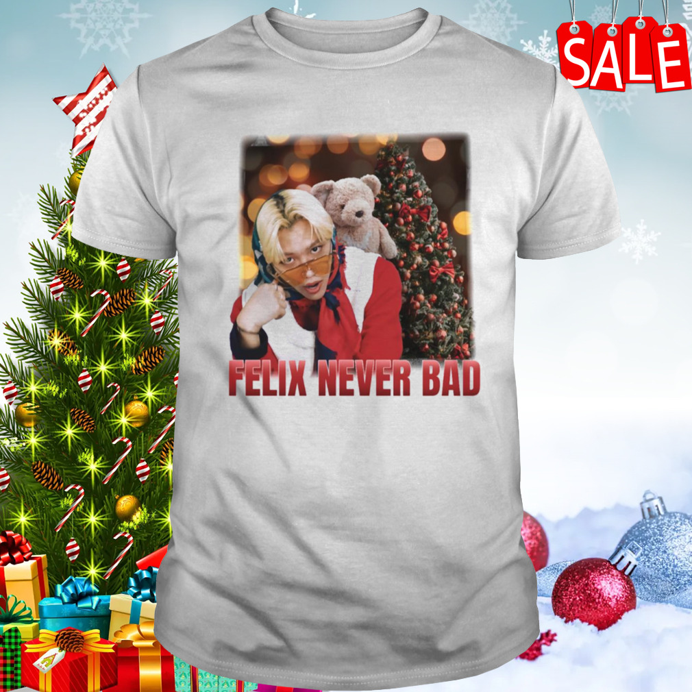 Felix Never Bad Stray Kids Christmas Evel shirt