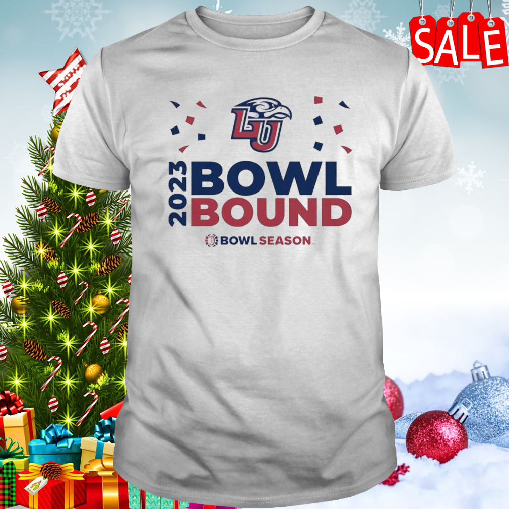 Liberty Flames 2023 Bowl Bound Bow Season Logo T-shirt